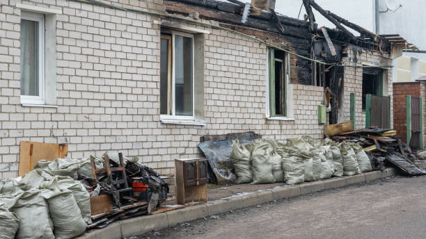 Professional Fire Damage Removal technician working in Cabin John, MD